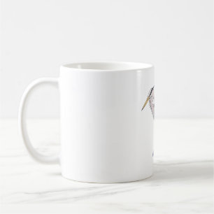 Blaue Hermeline Wasservogelart Kunst Kaffeetasse