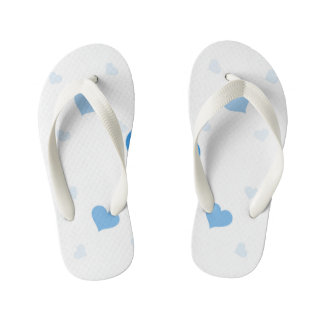 Blaue Herzen Kinderbadesandalen