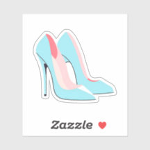 Blaue High Heels