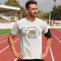 Blaue High School Leichtathletik-Mannschaft person