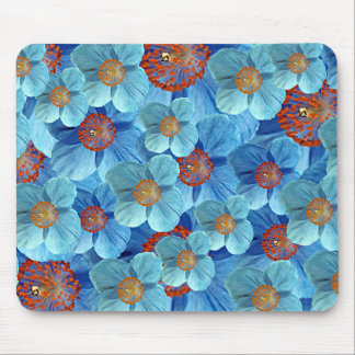 Blaue Himalajamohnblumen-Blume Mousepad