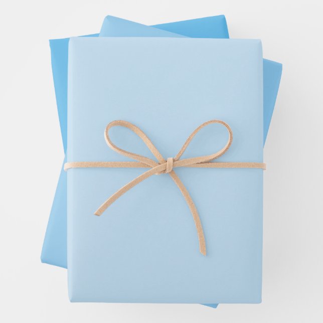 Blaue Himmel Geschenkpapier Set (Beispiel)
