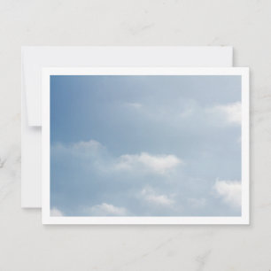 Blaue Himmel mit Wolken 5957 Entspannen Friedlich Postkarte