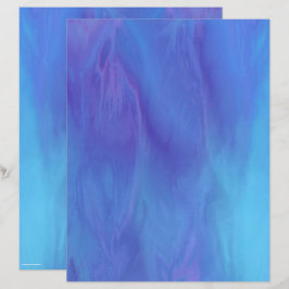 Blaue Himmel Scrapbook-Papier 2-seitige Seite