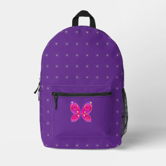 Blaue Himmel Sterne Bedruckter Rucksack