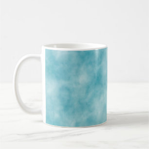Blaue Himmel-Texturfarbe abstrakte, Kunst, Grafik- Kaffeetasse