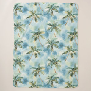Blaue Himmel Tropische Insel Palmen Sherpadecke
