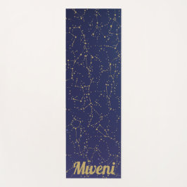 Blaue Himmel und Sternbilder Yoga Mat Yogamatte