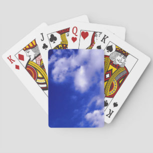 Blaue Himmel und weiße Wolken Spielkarten