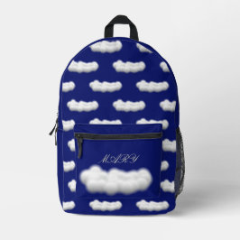 Blaue Himmel Wolken Bedruckter Rucksack