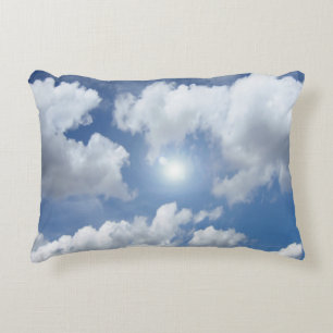 Blaue Himmels-Wolken + Ihre Ideen Dekokissen