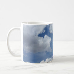 Blaue Himmels-Wolken + Ihre Ideen Kaffeetasse