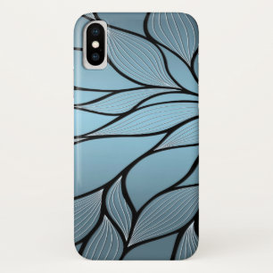 Blaue Himmelsfarben Kreative Blattmuster Case-Mate iPhone Hülle