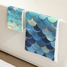 Blaue Himmelskugel Muster Golden