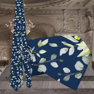 Blaue Hochzeit der Eukalyptus Krawatte