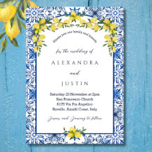 Blaue Hochzeit der Gelben Lemon