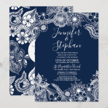 Blaue Hochzeit der weißen Marine