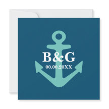 Blaue Hochzeit des Wasseranker-Logos