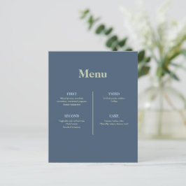 Blaue Hochzeit mit Latticework-Muster