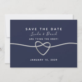 Blaue Hochzeit Save The Date