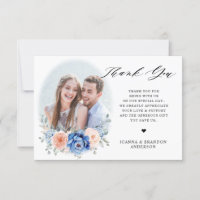 Blaue Hochzeit von Navy Slate Dusty Blush Pink Flo