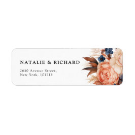 Blaue Hochzeitsfeier