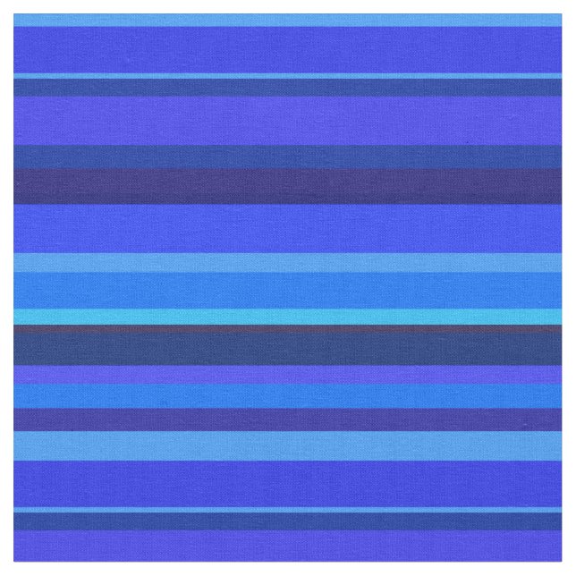 Blaue horizontale Streifen Stoff (Nahaufnahme)