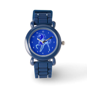 Blaue Horse Armbanduhr