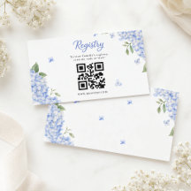 Blaue Hortensien Elegante Wasserfarben Floral