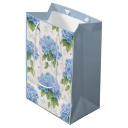 Blaue Hortensien-Geschenktüte | Botanisch Mittlere Geschenktüte