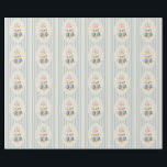 Blaue Hortensien-Küstenstreifen-Brautdusche Geschenkpapier<br><div class="desc">Feiern Sie mit einer klassischen Küsten-Hochzeitsduscheinladung. Dieses Design zeigt zarte blaue und rosa Aquarell-Hortensien,  umrahmt von einem geschwungenen Oval auf einem zeitlosen blau gestreiften Hintergrund. Es ist die perfekte Wahl für eine elegante Garten-Teeparty oder eine Sommerhochzeitsdusche.</div>