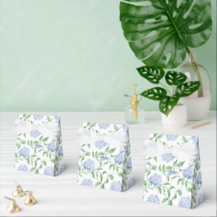 Blaue Hortensien-Muster Wasserfarbe-Floral-Botanik Geschenkschachtel
