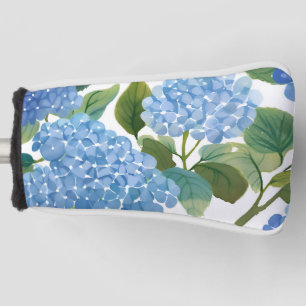 Blaue Hortensien Schöner blühender Strauch Golf Headcover