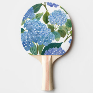 Blaue Hortensien Schöner Blütenstrauch Tischtennis Schläger