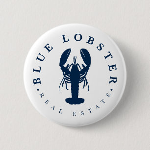 Blaue-Hummer-Immobilien-Button Button