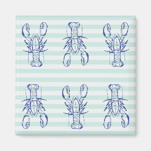 Blaue Hummer Magnet