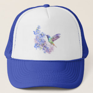 Blaue Hummingvogelgarten Vogelwelt Truckerkappe