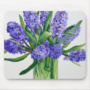 Blaue Hyazinthen Mousepad