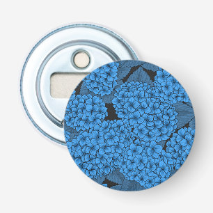 Blaue Hydrangea Flaschenöffner