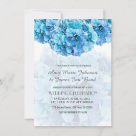 Blaue Hydrangea Hochzeit Einladungen Hydrangea3