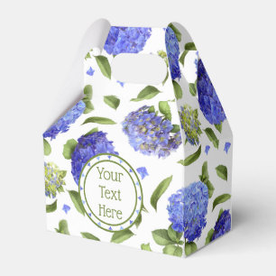 Blaue Hydrangeas Geschenkschachtel