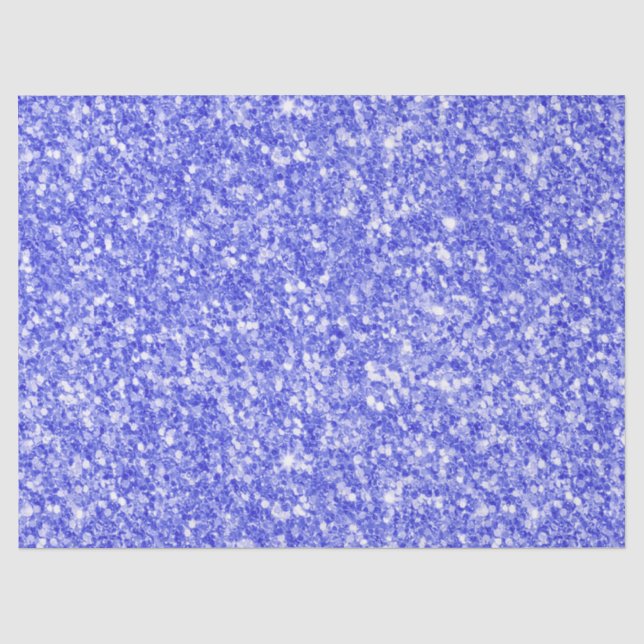 Blaue Imitate Glitzer Textur Seidenpapier (Vorderseite)