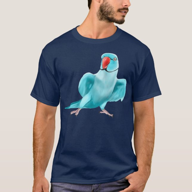 Blaue Indianerkleckse T-Shirt (Vorderseite)