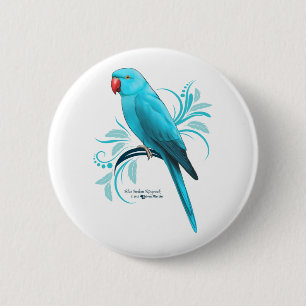 Blaue Indianerringel Button