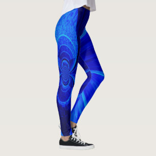 Blaue Infinity-Leggings Leggings