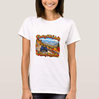 Blaue_Jagd auf Herbstfarben Smoky Mt T-Shirt