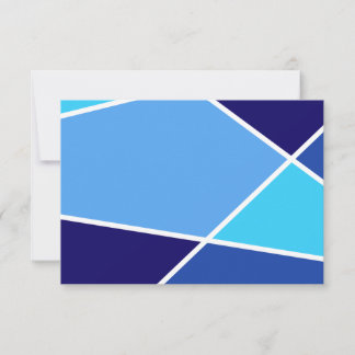 Blaue JanaiCreates Farbkollektion Dankeskarten Dankeskarte