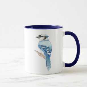 Blaue Jay Bird Art Collection Tasse