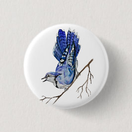 Blaue Jay Button