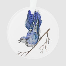 Blaue Jay Ornament